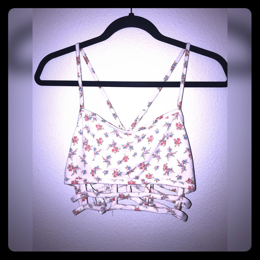 Flower crop top🌸